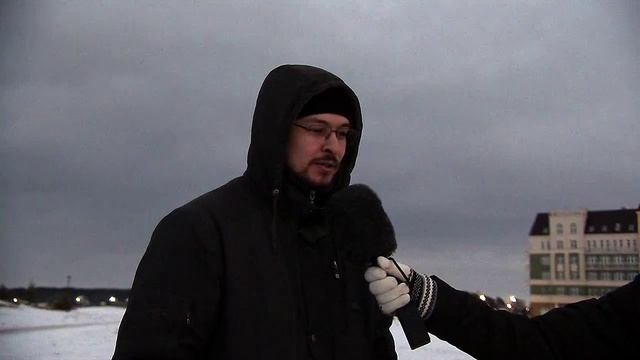 Интервью с пилотом квадрокоптера Антоном Дозорцевым, с. Завидово, Тверская область, 27.02.2016. смотреть онлайн