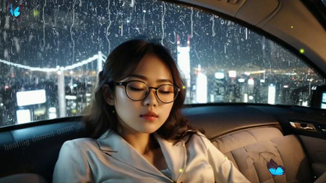Listen To The Rain On The Camping Car Window  For Deep Sleep - Rain Sounds For Sleeping