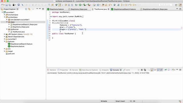 Session 7: Cucumber Options - Features, Glue and Plugin | Cucumber BDD with Java, Selenium WebDrive смотреть онлайн