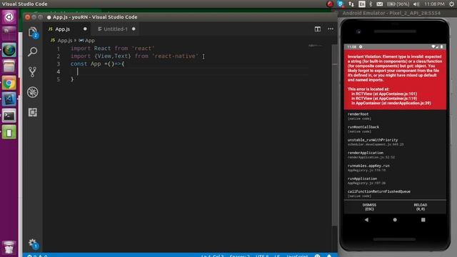 React-Native tutorial #7 functional component with example смотреть онлайн