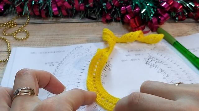 Круглая кокетка крючком мк смотреть онлайн