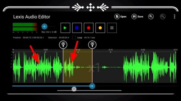 How to remove background noise from audio | How Lexis Audio Editor App Tutorial | Part- 4