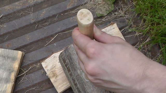 Самодельные киянки из дуба. Процесс от бревна до киянки :-) смотреть онлайн