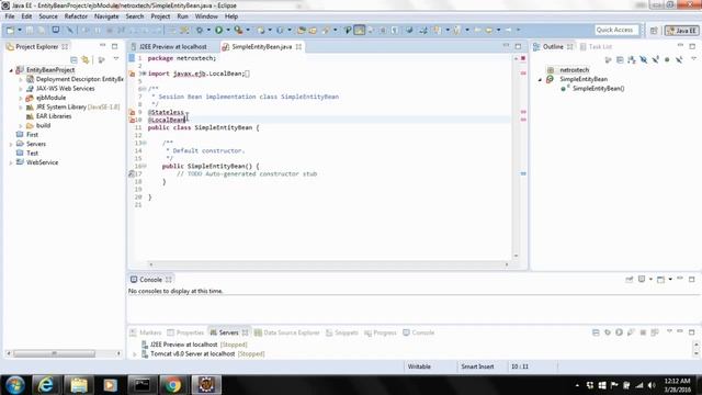 Learn How To Create EntityBean In Eclipse J2EE In Urdu смотреть онлайн