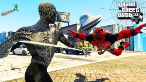 ГТА 5 МОДЫ ЧЕРНЫЙ ЧЕЛОВЕК ПАУК ПРОТИВ ВЕНОМПУЛА В GTA 5! ОБЗОР МОДА В GTA 5 ИГРЫ ГТА МИР ВИДЕО GTA 5