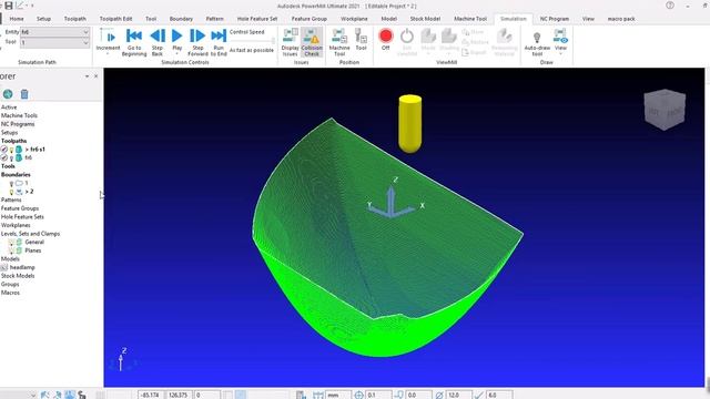 NC PROGRAM SETTING IN POWERMILL смотреть онлайн