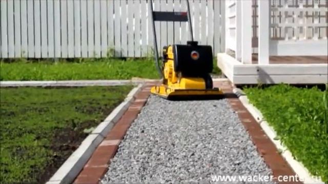 Виброплита Wacker Neuson MP 15 видео - уплотнение грунта, щебня, асфальта смотреть онлайн