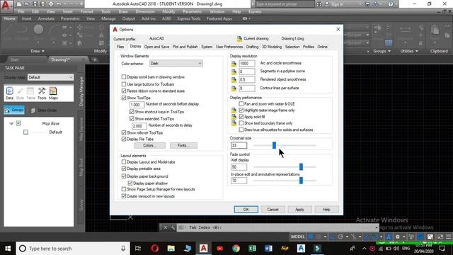 AutoCad Tutorial || How to change the Crosshair size in Autocad смотреть онлайн