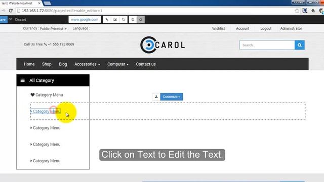 Snippet Vertical Mega Menu for Odoo CMS смотреть онлайн