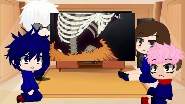 реакция магическая битва на клинок рассекающий демонов смотреть онлайн