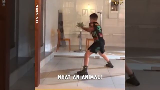 NIKITA KASYANOV 9 Year old Russain boxer. смотреть онлайн