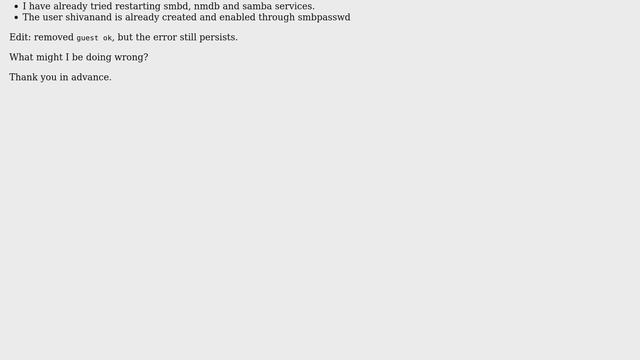 Unable to get Samba server to work in Linux Mint 17.1 (3 Solutions!!) смотреть онлайн