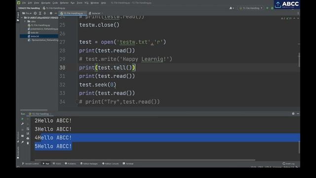 13. FILE HANDLING in python | Python for Beginners #Python смотреть онлайн