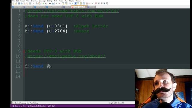 AutoHotkey - Unicode With BOM - Send Special Charters Like ? смотреть онлайн