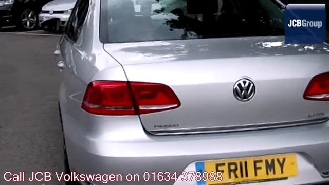 2011 Volkswagen Passat S 2l Reflex Silver Metallic FR11FMY for sale at JCB VW Medway смотреть онлайн