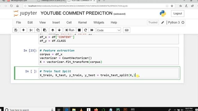 Machine Learning From Scratch - Train Test Split And Fit The Model смотреть онлайн