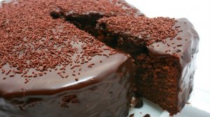 Шоколадный пирог в микроволновке.