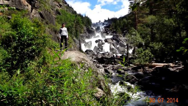 Водоскат Учар, Алтай рек. Чулышман.