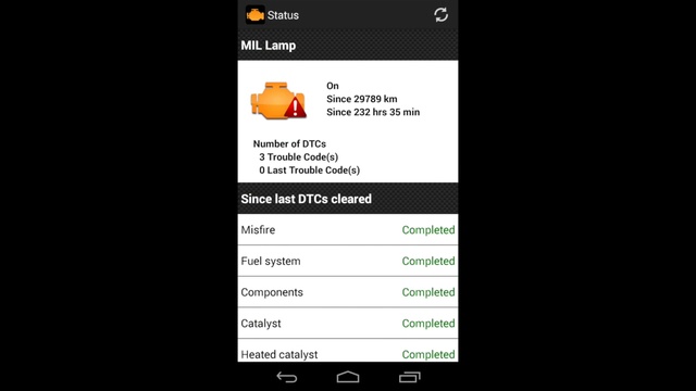EOBD Facile для Android. Программа диагностики для ELM327 адаптера! смотреть онлайн