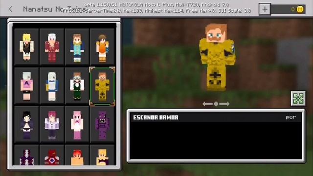 SKIN PACK DE NANATSU NO TAIZAI PARA MINECRAFT PE 1.14/1.15 ( SKIN PACK NNT) смотреть онлайн