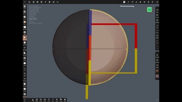 SCULPTING A HEAD IN NOMAD SCULPT using the Loomis Method - Part 1 - Basic scaling