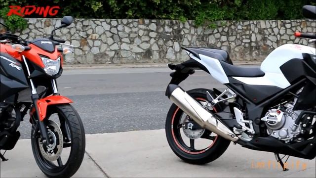 HONDA CB300F - Demo Ride and Walk Around смотреть онлайн