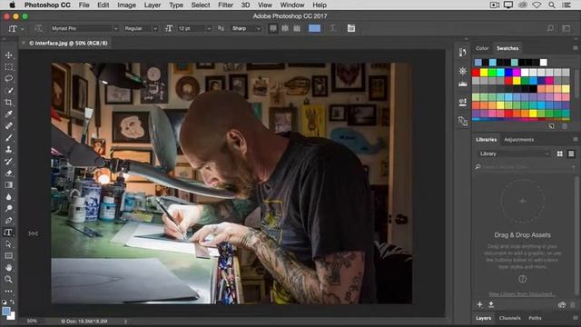 Introduction to the Photoshop interface смотреть онлайн