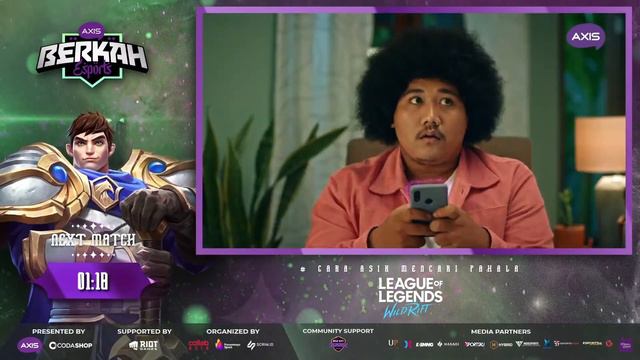 AXIS BERKAH ESPORTS - TOURNAMENT LEAGUE OF LEGENDS WILD RIFT DAY 1 смотреть онлайн