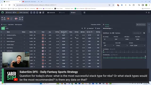 DFS Q&A: What is the most successful stack type for NBA? смотреть онлайн