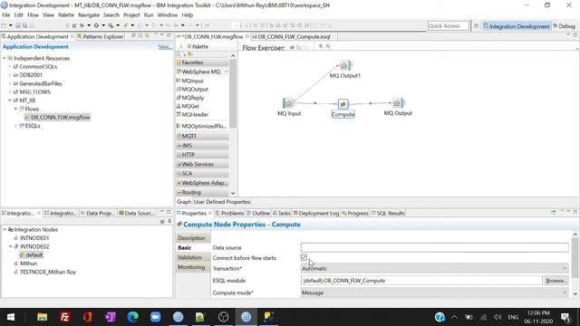 IIB DB Connection using DSN | Compute Node смотреть онлайн