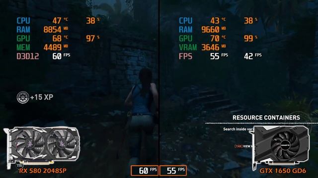RX 580 2048SP vs GTX 1650 - Perbandingan VGA card 1 jutaan favorit PC Gaming low budget смотреть онлайн