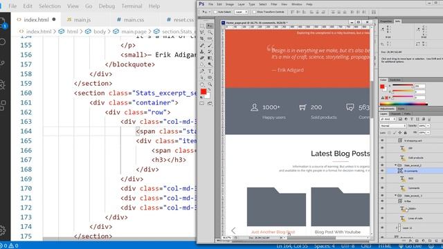 PSD TO HTML 85 [ Expire 7] bootstrap4 + flex 기반 PSD 참고 웹사이트 코딩하기 7편 - 인용문 부분 HTML, CSS смотреть онлайн