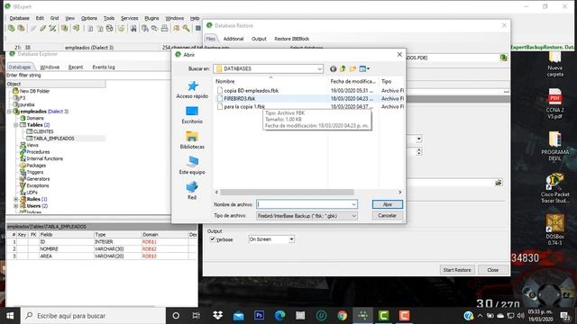 backup y restore en firebird (IDE Ibexpert) ITIZ смотреть онлайн