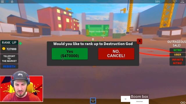 ROBLOX - DESTROYING ROBLOX IN THE DESTRUCTION SIMULATOR!! смотреть онлайн