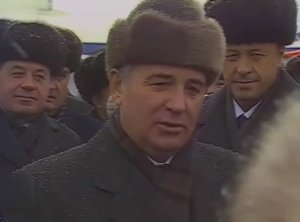 Михаил Горбачев в Орле (14 ноября 1988 года).