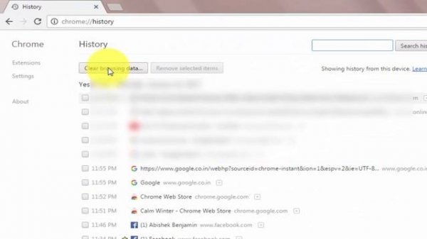 Delete Cached images, files, from Google Chrome | How to Remove Cache, cookies, history in chrome