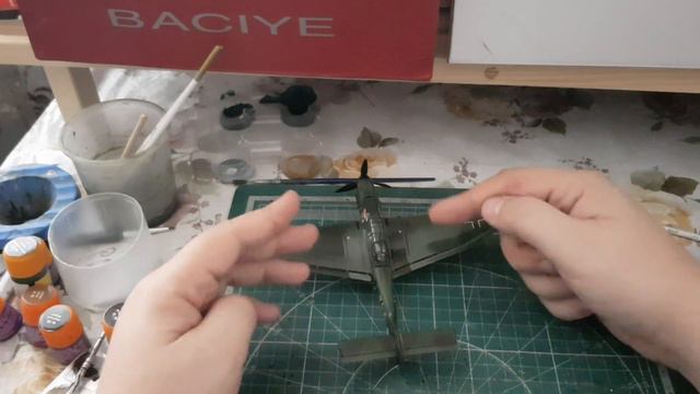Junkers Ju-87 B2 Zvezda 72 scale...шаг 3