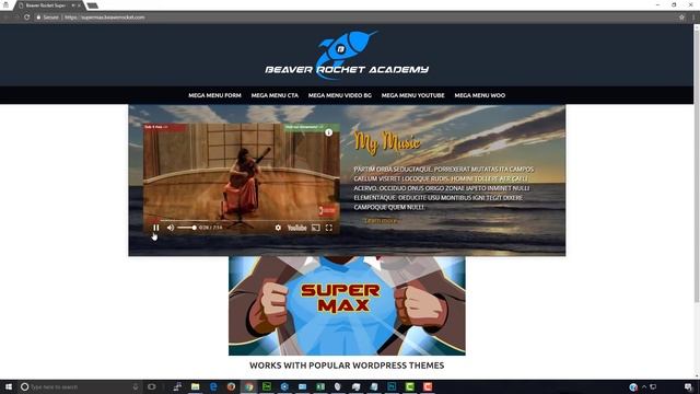 Beaver Rocket Super Max Mega Menus смотреть онлайн