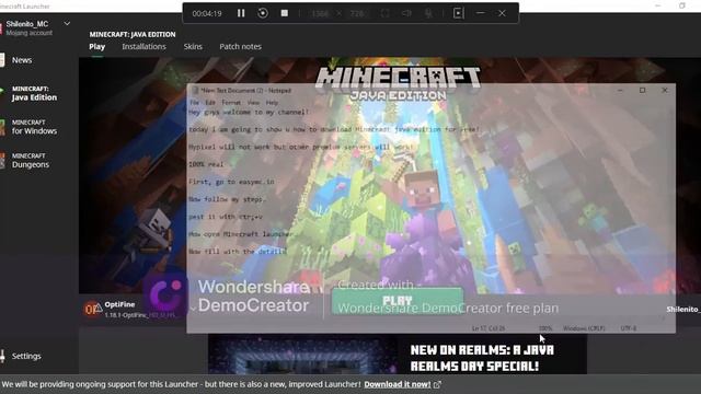 How to download Minecraft java edition for free hypixel will not work but other servers will work. смотреть онлайн