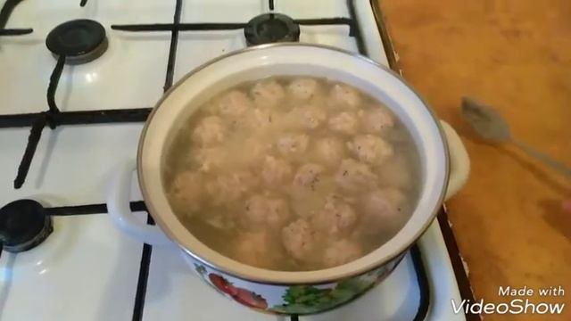 Готовим вкусно# Суп с фрикадельками