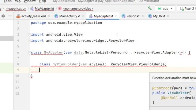 Recycler View / Constraint Layout 0dp смотреть онлайн