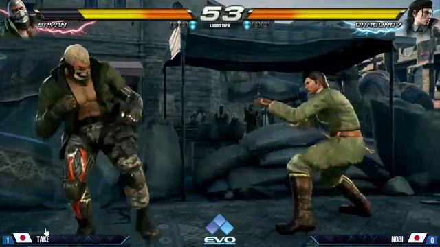 EVO 2016 Losers Top 8 - Tekken 7 - Take (Bryan) vs Nobi (Dragunov) смотреть онлайн