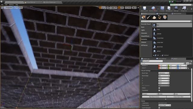 2. BSP геометрия UE4 - Дополнительные свойства