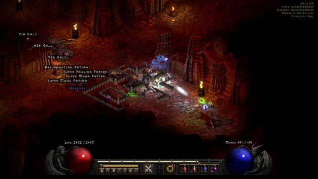 D2R TESLADIN HELL BAAL GAMEPLAY смотреть онлайн