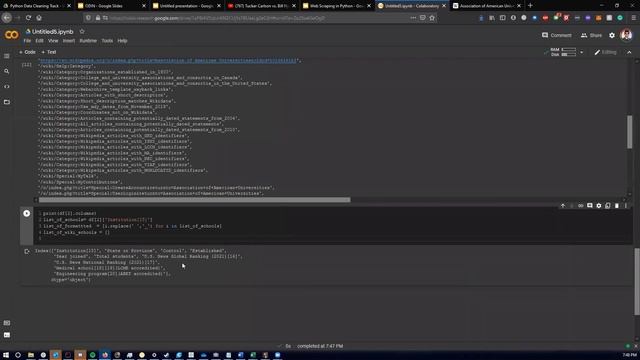 Webscraping in Python смотреть онлайн