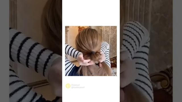 Милая корейская причёска |back to school #причёска #школа #рек #рекомендации смотреть онлайн