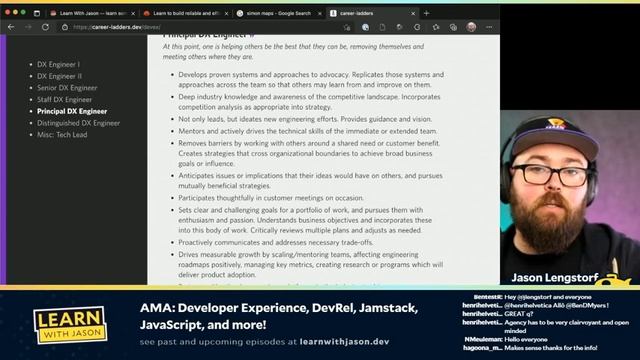 AMA: Developer Experience, DevRel, Jamstack, JavaScript, and more! — Learn With Jason смотреть онлайн