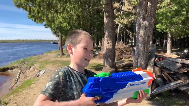 ОБЗОР НЁРФ СУПЕР СОКЕР//СПЛЭШ//ТВИН ТАЙД//ФЛУДИНАТОР//ДАРТФАЕР///Review nerf super soaker// смотреть онлайн