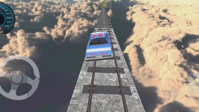 dangerous road | part -1, impossible car tracks 3d game level -1 new game смотреть онлайн