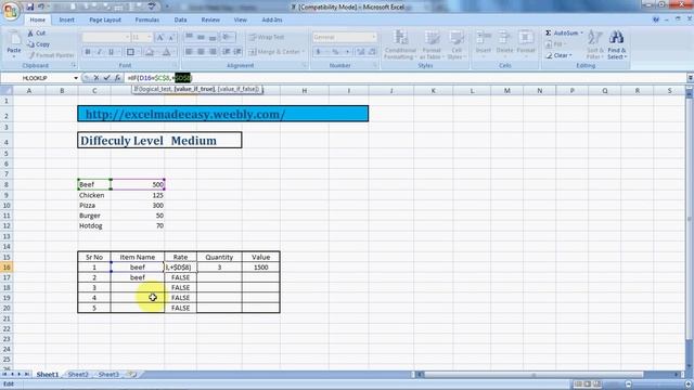 IF Formula In Excel 2007 to 2013 смотреть онлайн